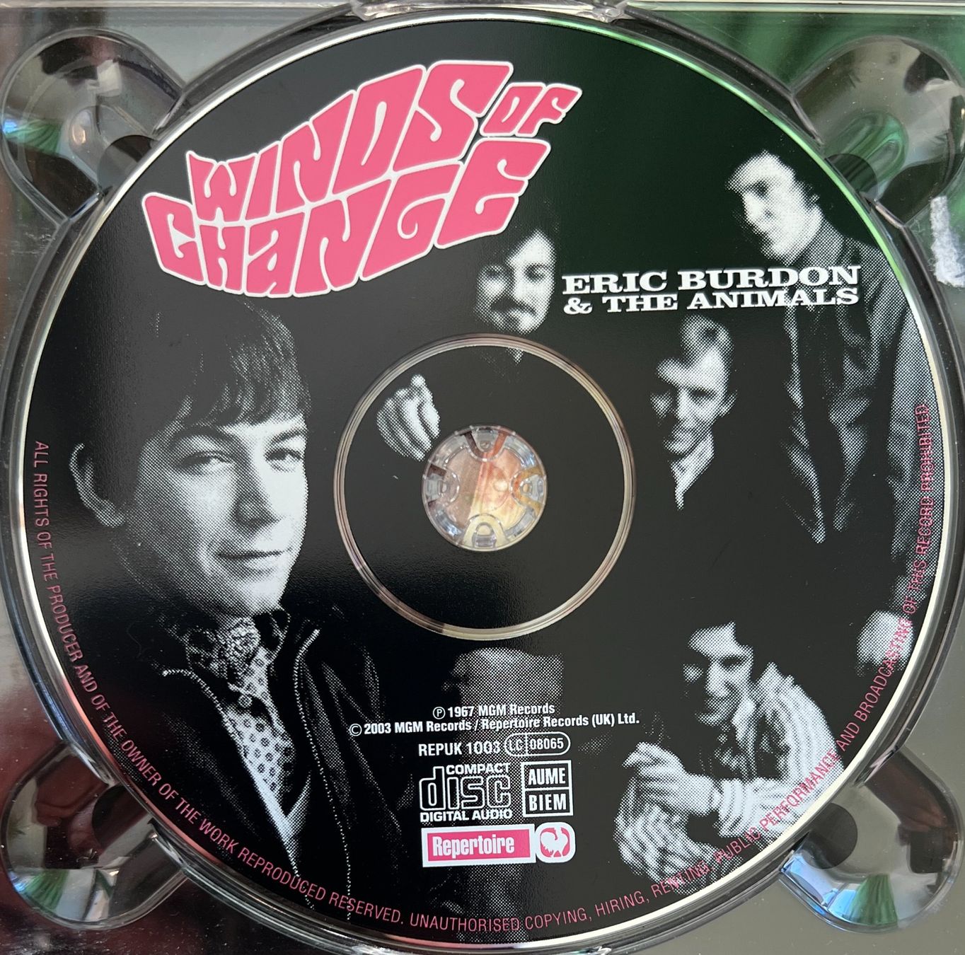 CD: ERIC BURDON & THE ANIMALS / Winds of Change – Usato da Bischofszell venduto da kustavi 2