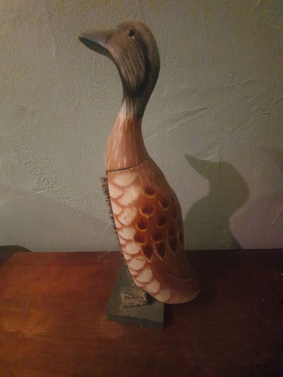 Canard en bois d'occasion - Décoration
