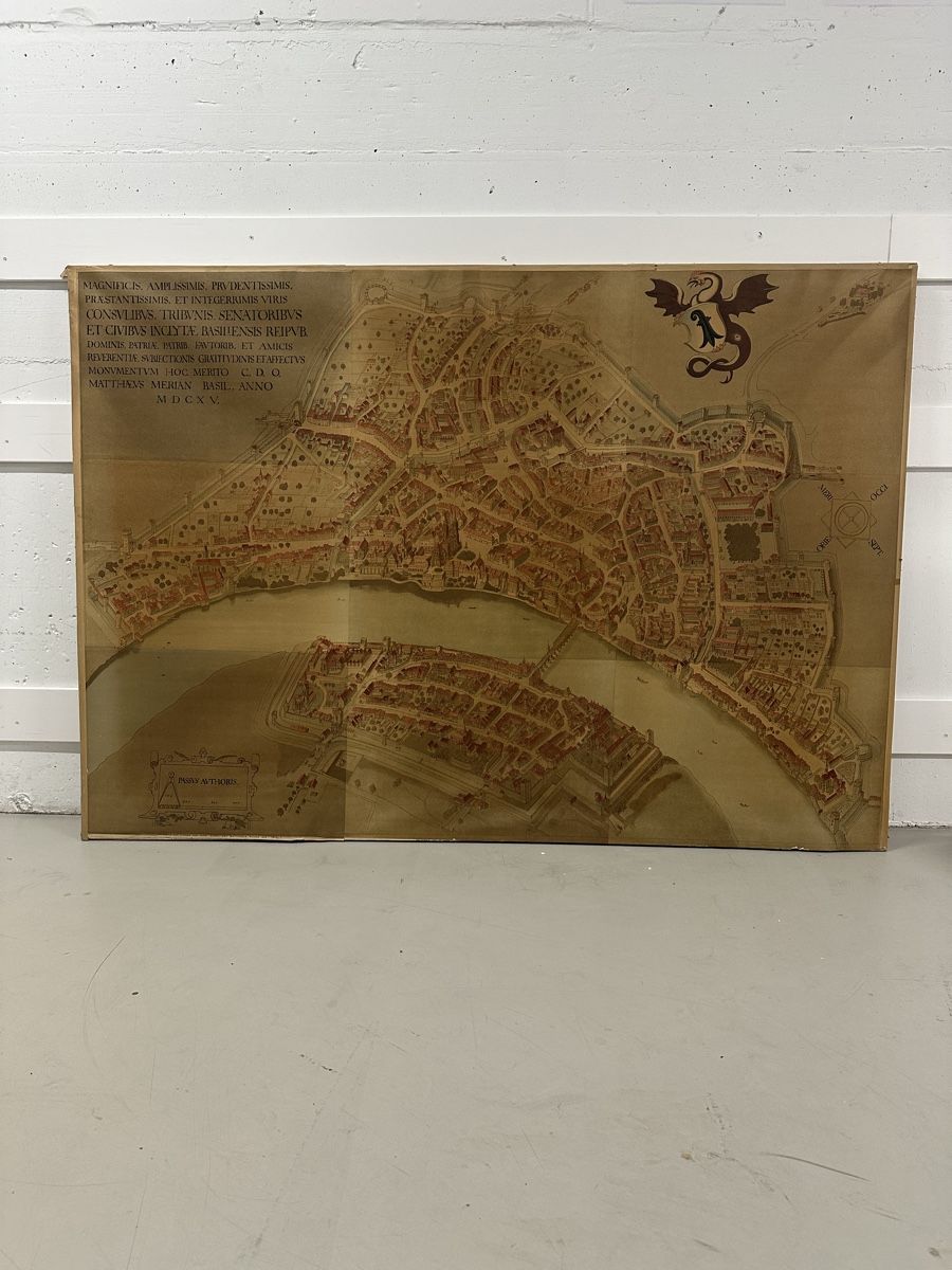 Foto & Immagini: Stadtplan Basel 1615 – Usato da Reinach BL venduto da Y.H.33 1