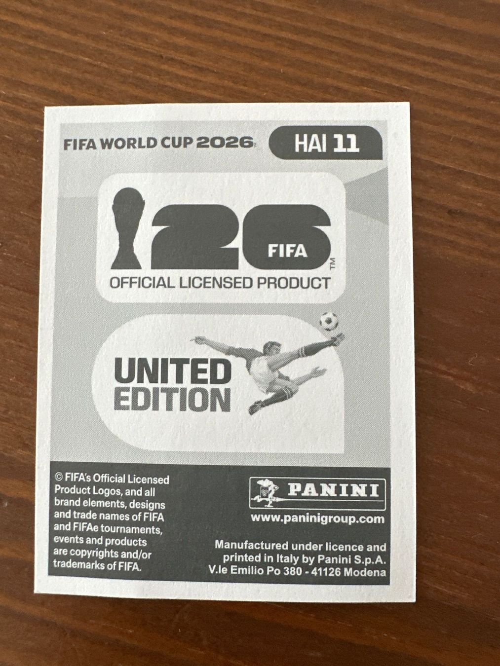 Panini Carte collezionabili: Panini HAI 11 FIFA World Cup 2026 – Nuovo e nell'imballaggio originale da Würenlos venduto da gtvlady_82 1