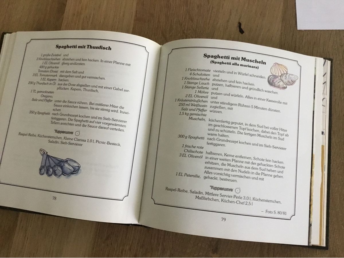 Bücher: Tupperware Nudelgerichte – Gebraucht aus Triesen von Trisuna 4
