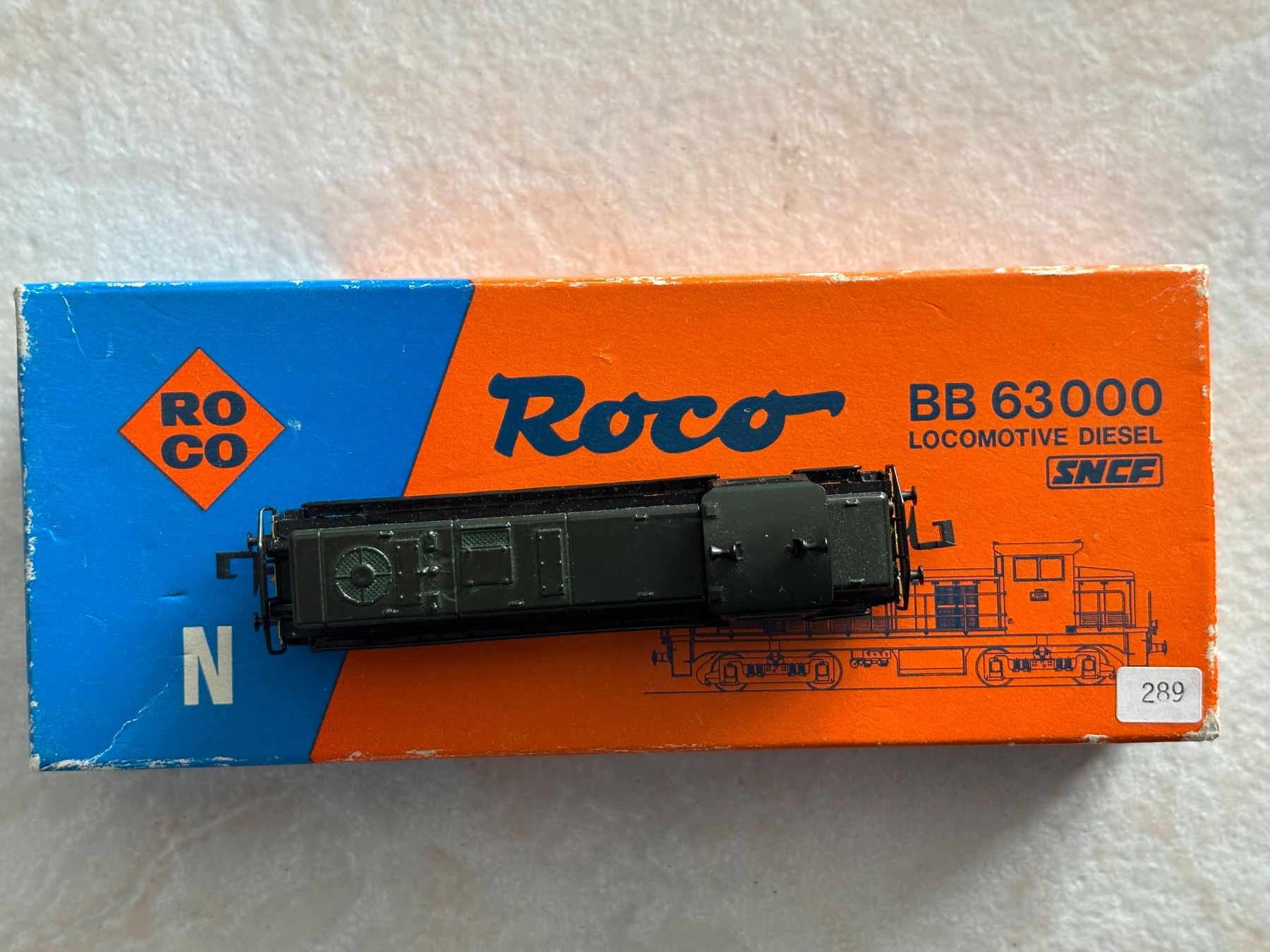 Roco Modellini di ferrovie: Roco 2152 A Dieselok BB63998 SNCF – Nuovo (secondo la descrizione) da Hauterive NE venduto da eriamch 2
