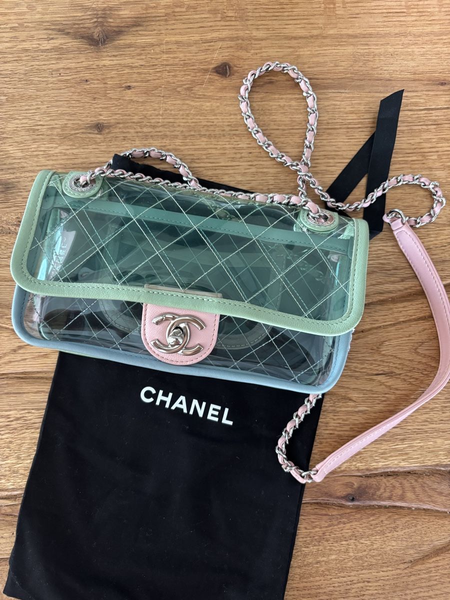 Chanel Taschen: Chanel Coco Splash Flap Bag PVC 2018 super Zustand  – Gebraucht aus Zürich von yves-fck