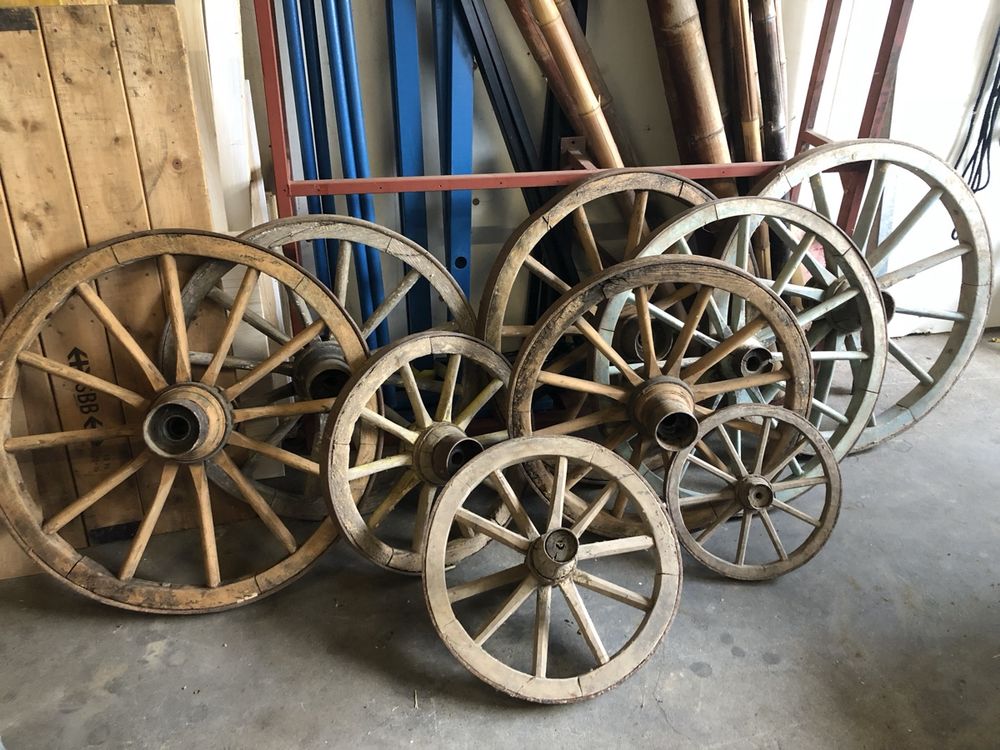 Holzrad Wagenrad Mit Eisenreif DEKO (Gebraucht) In Sachseln Für CHF 21