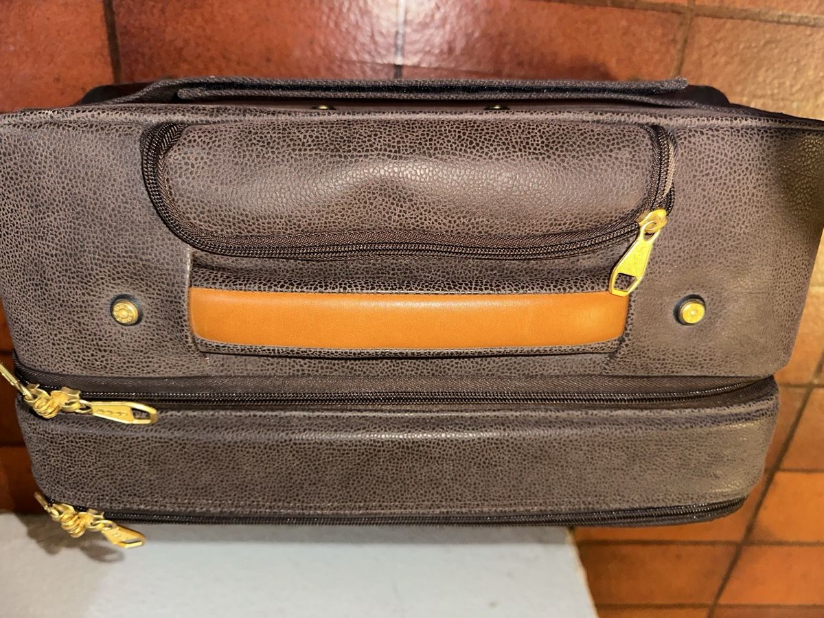 Valigie: Rollkoffer, braun, Leder, elegant – Usato da Zollikon venduto da into-the-west 7