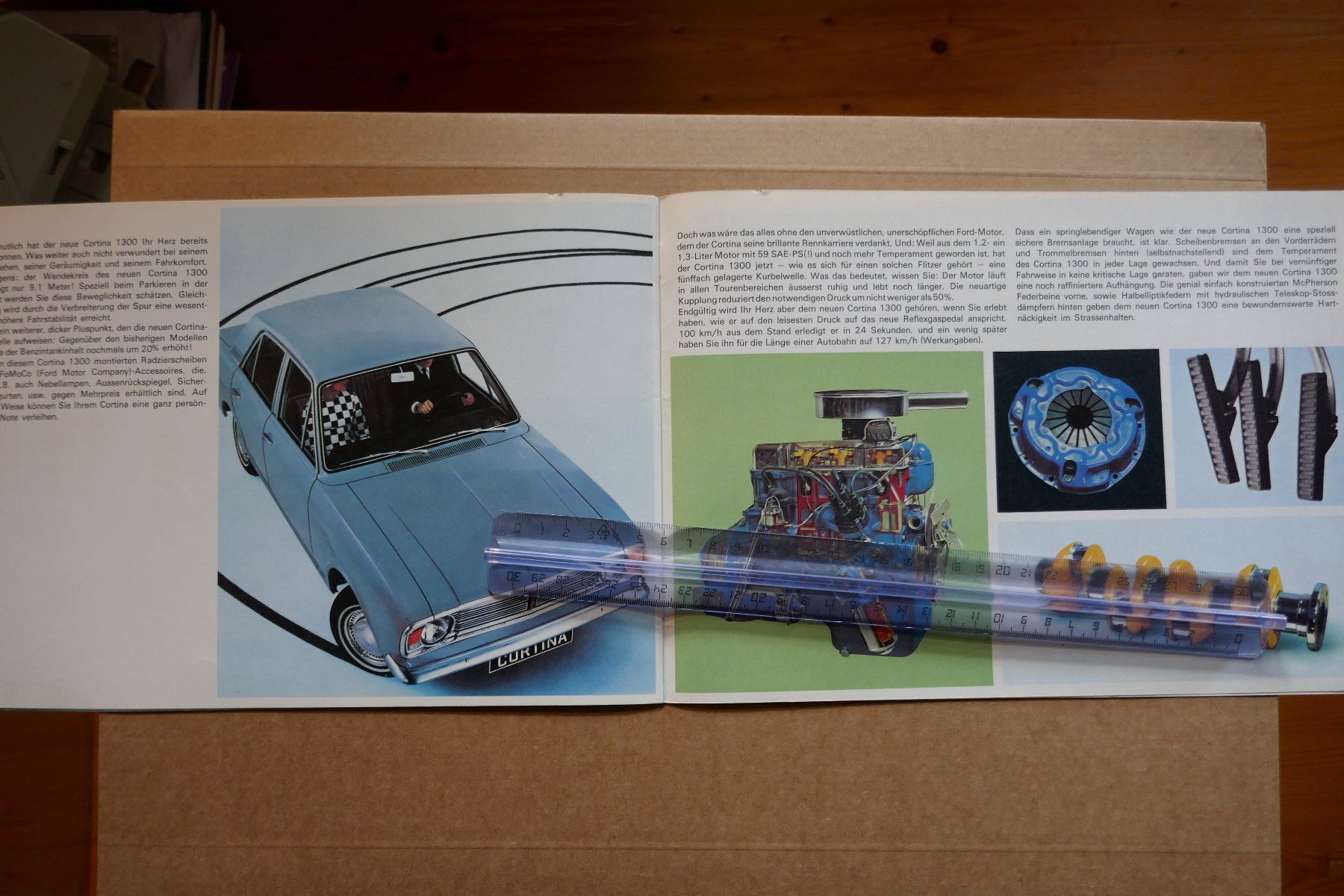 Ford Dokumente: FORD Cortina   Originalprospekt – Gebraucht aus Madiswil von ML911 4