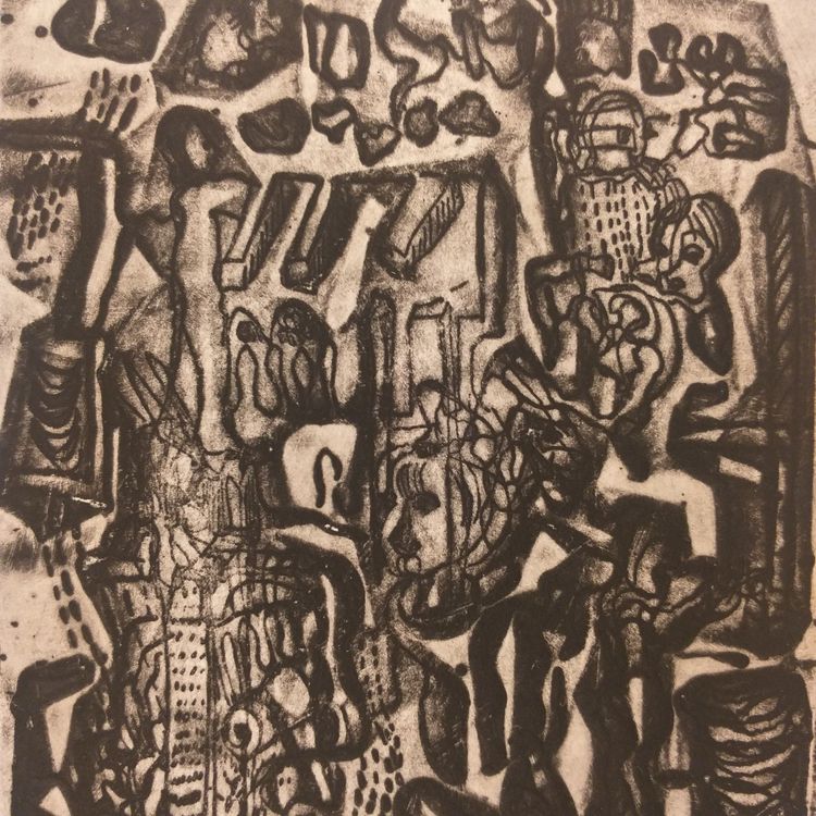 Stiche: (KOPIE) Holzstich K. Bachofes – Gebraucht aus Basel von only.art 4