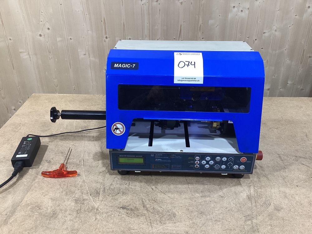 074 Graviermaschine Magic-7 aus Liquidation (Gebraucht) in Derendingen ...