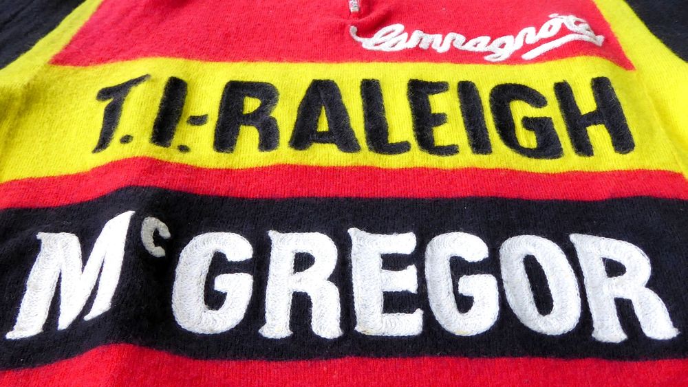 Maillot Cycliste Vintage Ti Raleigh Mc Gregor – Campagnolo – Acrylique – Taille 4/L