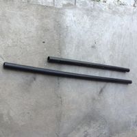 2 PE-Rohre Durchmesser 40/34 mm (Kunststoff schwarz)