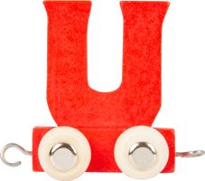 Buchstabenzug Wagen " U " bunt