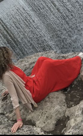 Maxikleid Rot Sommer Gr. 38 Mint & Berry, sehr gute Zustand
