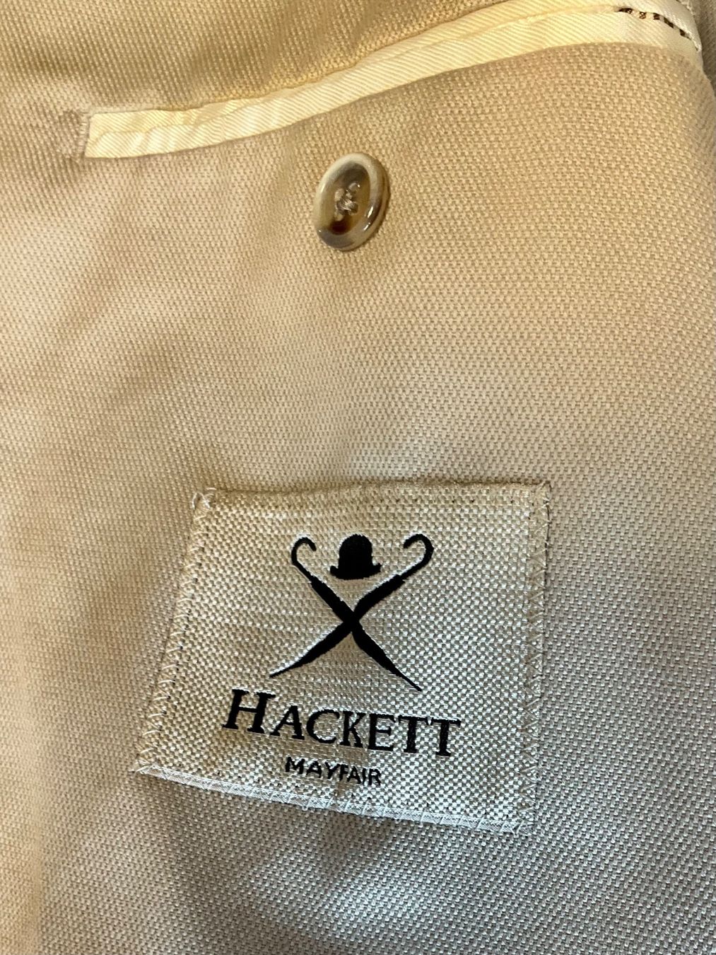 Hackett Giacche: Beiger Hackett Veston Grösse 48r – Usato da Binningen venduto da F.M. 8