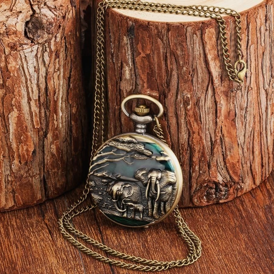 Sonstiges Uhren Zubehör: Taschenuhr Elefant Halskette – Neu und originalverpackt aus Gurmels von Swisspod 2
