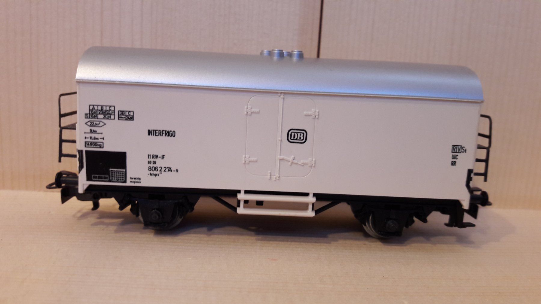 Märklin Modelleisenbahnen: Märklin HO AC : DB wagon frigo "Ichqrs" – Gebraucht aus Buttes von Cafe2005 1