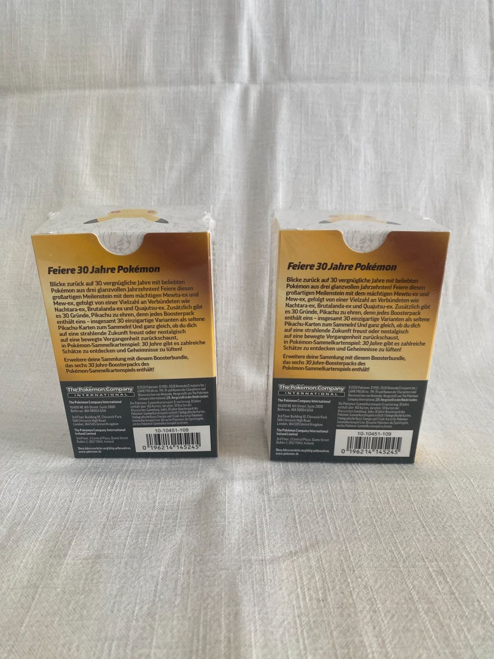 Pokémon Carte collezionabili: Pokemon / 30th Anniversary Celebration 2x Booster Bundle DE – Nuovo e nell'imballaggio originale da Rottenschwil venduto da Sigma_Freud 4