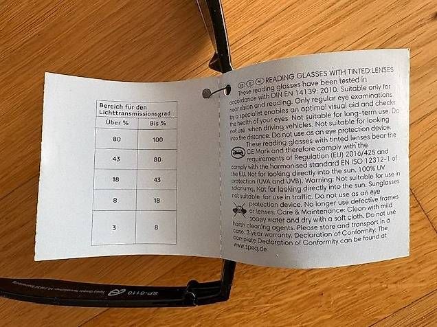 Brillen & Gläser: Sonnenbrille +2.50 Cat. 3 – Neu und originalverpackt aus Zürich von Sonnenblume_65 2