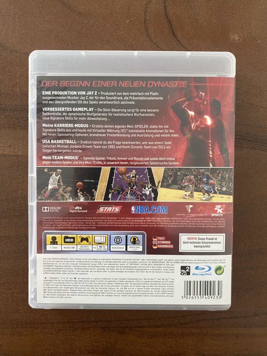 Sony Giochi: NBA 2K13 für PS3 – Usato da Thunstetten venduto da Virus_33 2