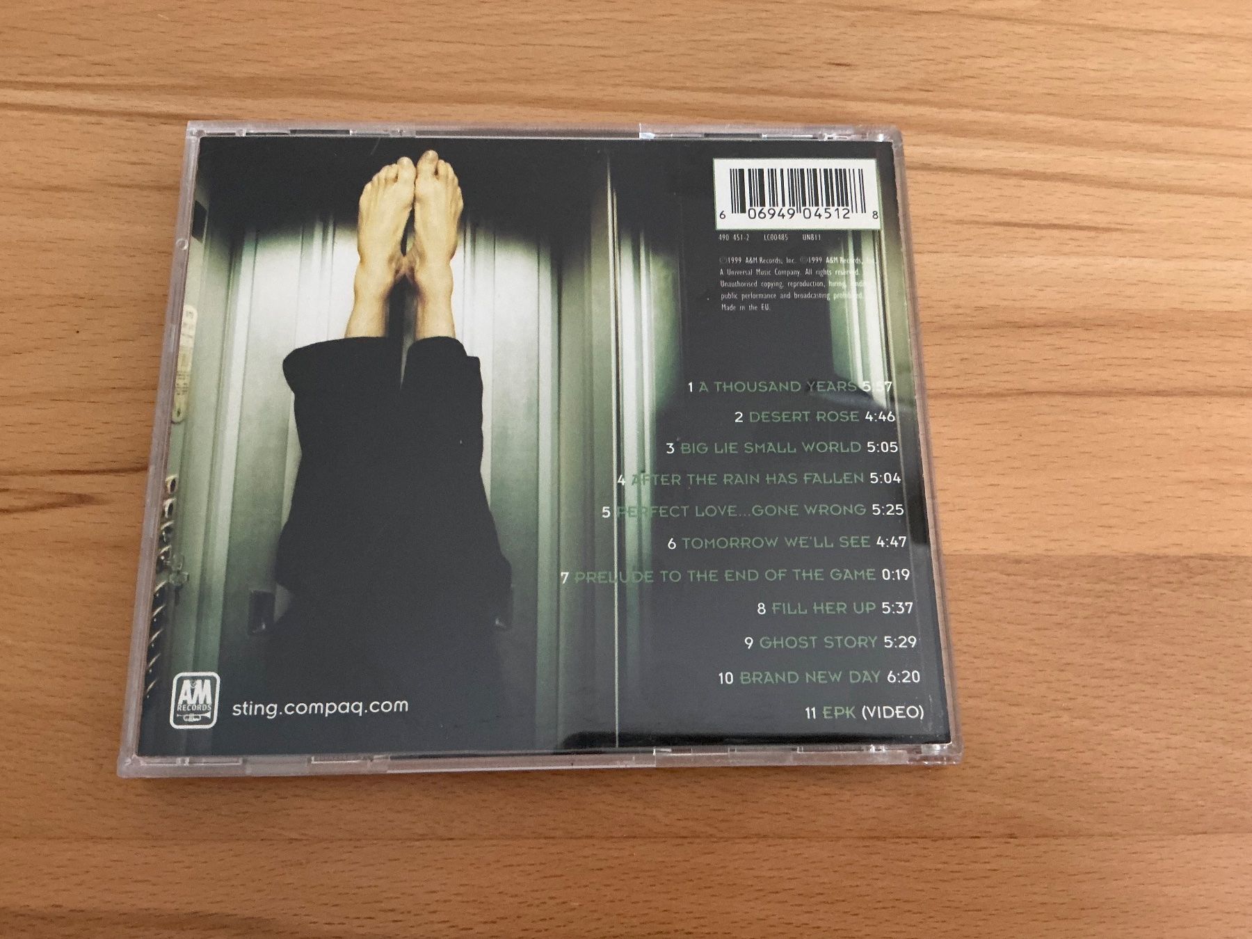 CD: Sting / Brand New Day / 1999 – Usato da Dübendorf venduto da Troll_88 1