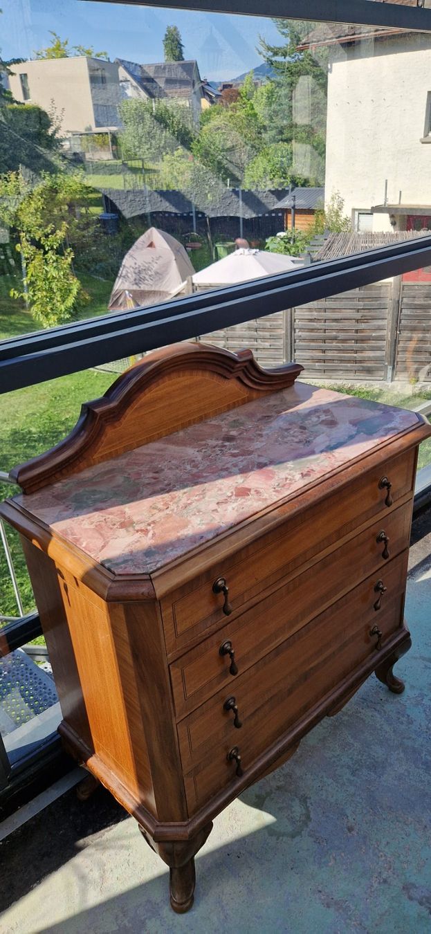 Commodes: Exklusive Schmuckkommode mit echter Marmorplatte – D'occasion à Rüti ZH par Frank38