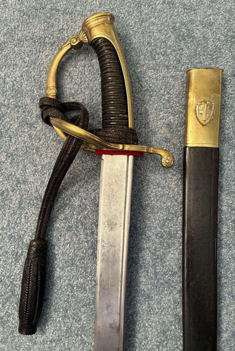 Armes blanches: Säbel 1842/52 mit CH-Kreuz – D'occasion à Gutenswil par Antiques77 1