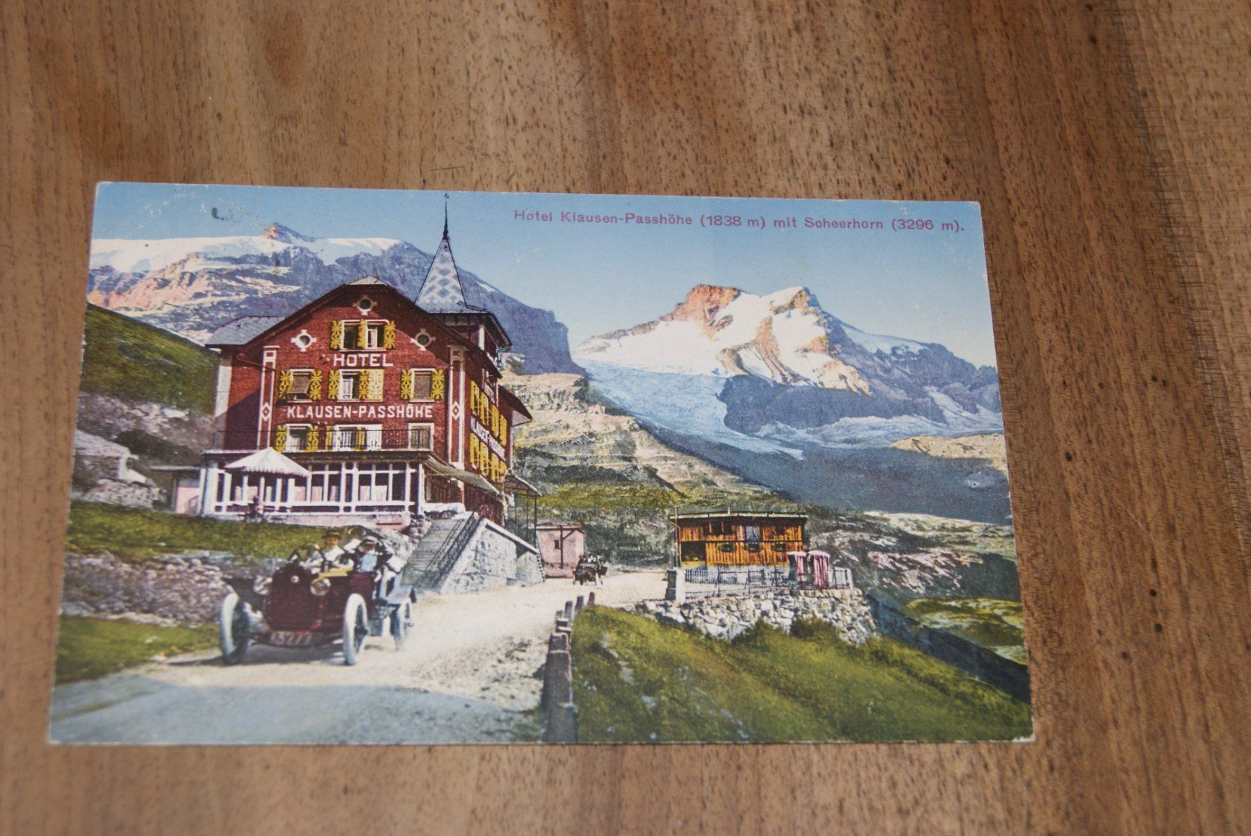 Cartoline postali: Ansichtskarte KLausenpass/Schärhorn – Usato da Schafisheim venduto da ds.roth