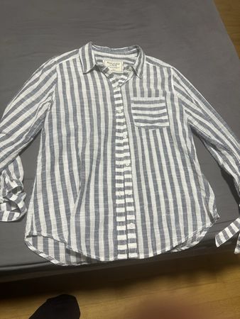 Abercrombie & Fitch Bluse, gestreift, Gr. S, Sommer