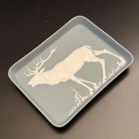 Hutschenreuther Jagd Schale mit Hirsch