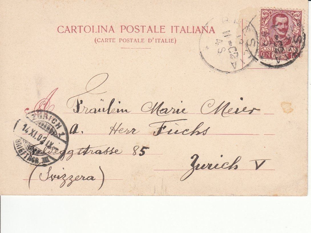 Cartoline postali: Brescia, 1902 – Usato da Bürglen TG venduto da StampGraf 1
