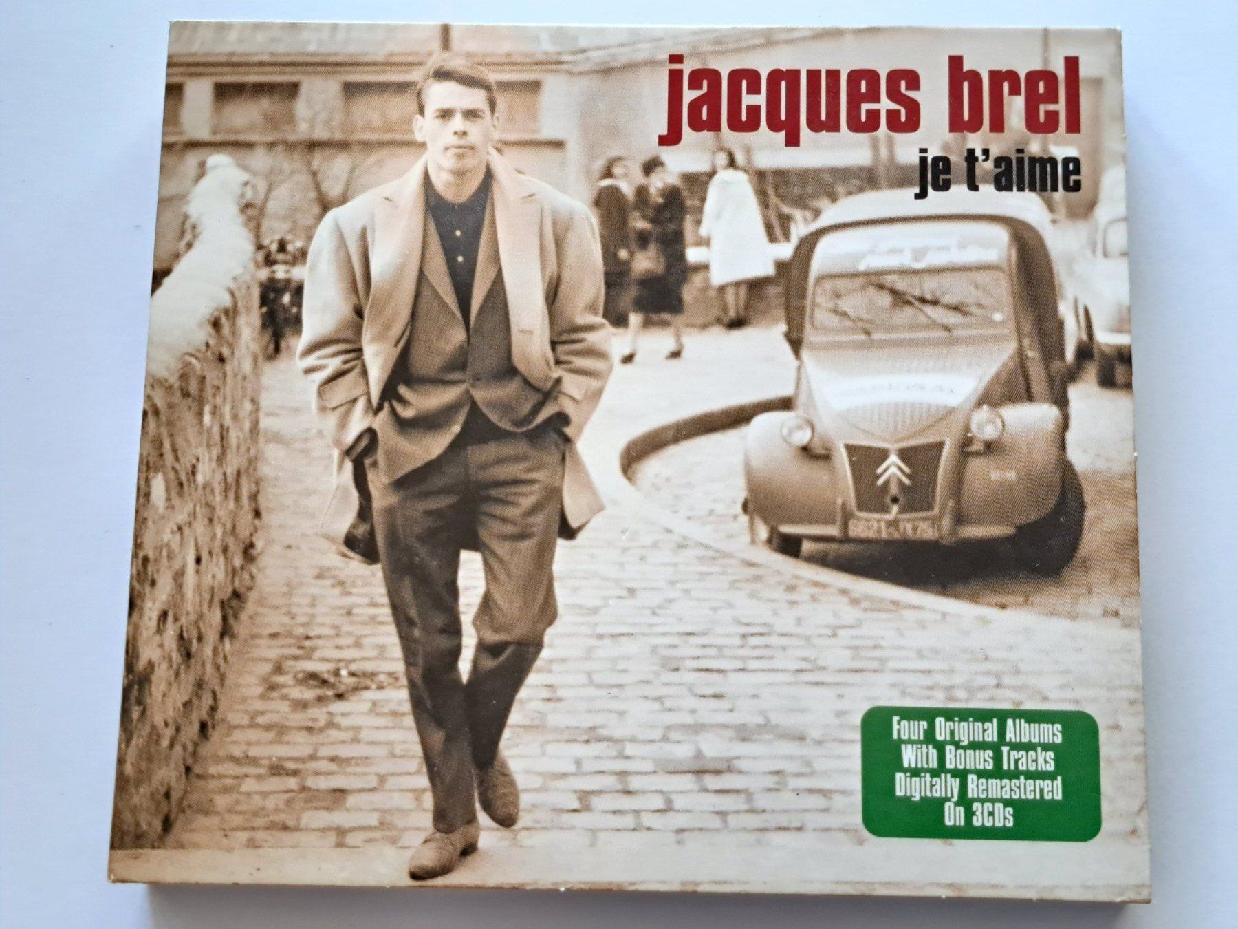 CD: Cd Jacques Brel - Je t'aime Compilation Remasterisée 3 Cds – Usato da Pully venduto da bro_n52j