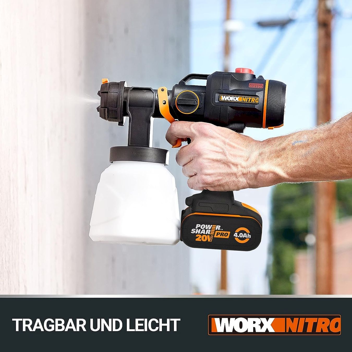 Medizinaltechnik: WORX WX020.9 Nitro Akku-Farbsprühsystem – Neu und originalverpackt aus Bottighofen von zaap 5