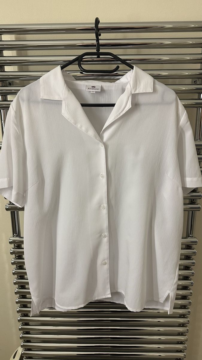 Camicette: Bluse Kurzarm Weiss Grösse 44 Kingfield  – Usato da Ettingen venduto da slg_4107