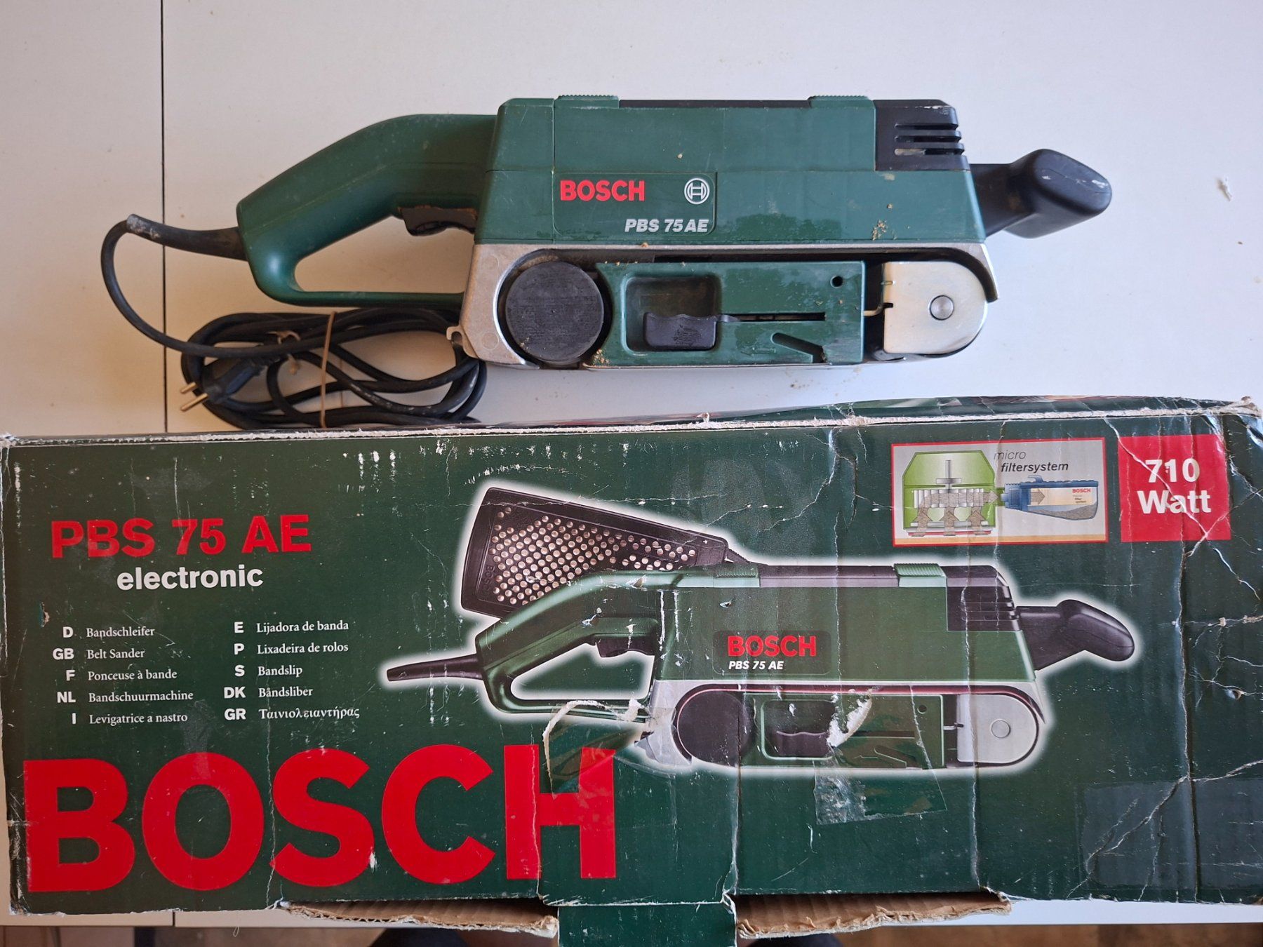 Bosch Schleifen & Polieren: Bosch Bandschleifmaschine – Gebraucht aus Wettingen von Stiglitz1 4