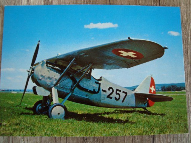 Ansichtskarten: Dewoitine D.27 (CH 1930) J-257 – Neu und originalverpackt aus Thun von Abigboss