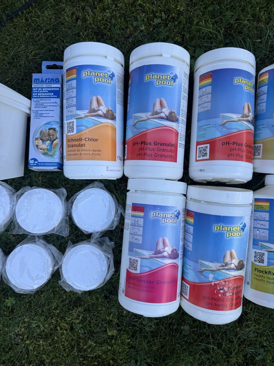 Piscine: Diverse Pool Chemikalien – Usato da Berg SG venduto da cil_p8z9 3
