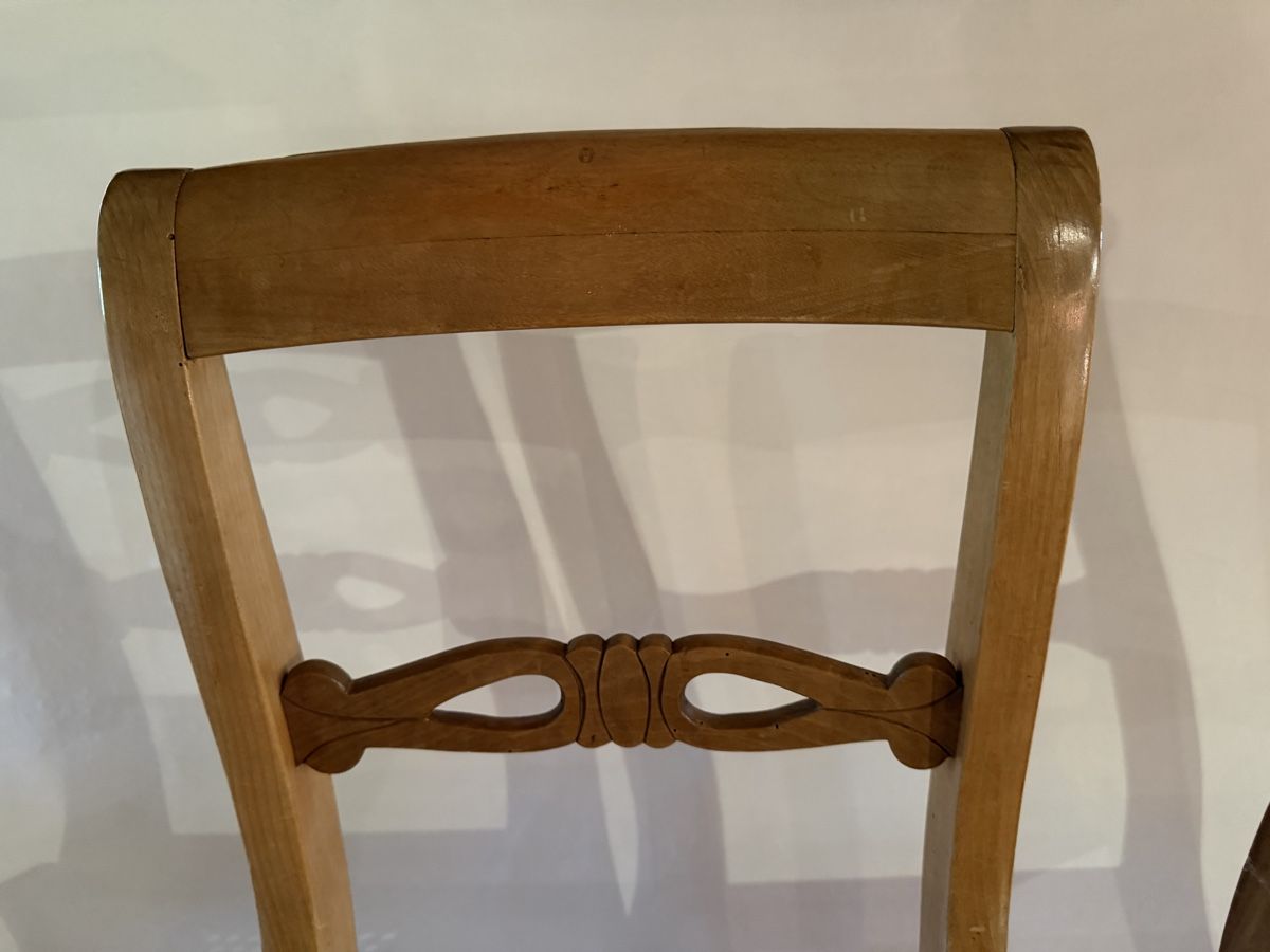 Stühle: 2 biedermeier geflecht stühle mit neuem jonc geflecht – Gebraucht aus amden von horizontblau01 9
