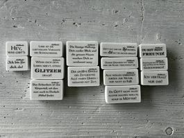 LaBlanche Stempel Sprüchesammlung Set 14-tlg.