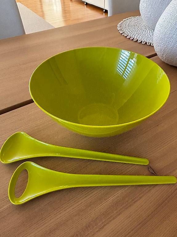 Koziol Schalen: Salatschüssel mit Besteck Marke Koziol – Gebraucht aus Bülach von marspi 2