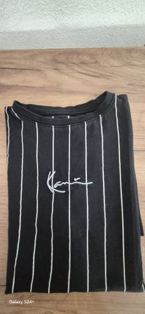 Karl Kani T-Shirt schwarz gestreift Grösse M 