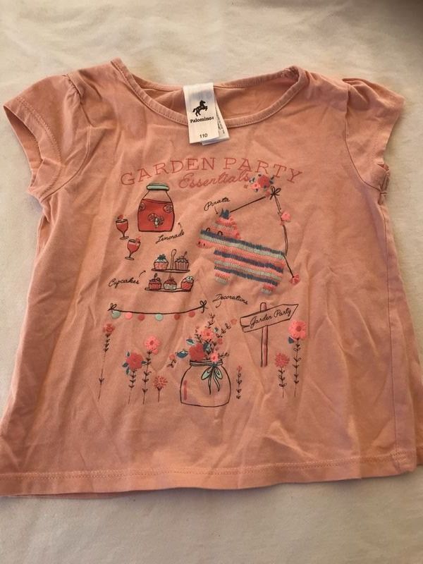 Camicette, T-shirt & Top: Mädchen T-Shirt Garten 110 – Usato da Bergdietikon venduto da antovale