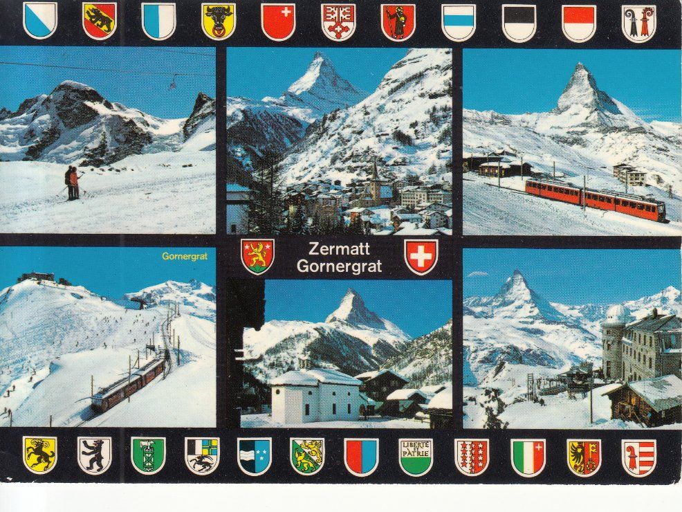 Ansichtskarten: Zermatt 1981 – Gebraucht aus Bürglen TG von StampGraf