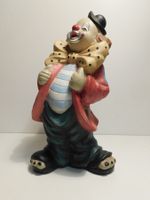Kasse Clown Geldkasse Keramik Gips Geldkasse Sparkasse 30 cm