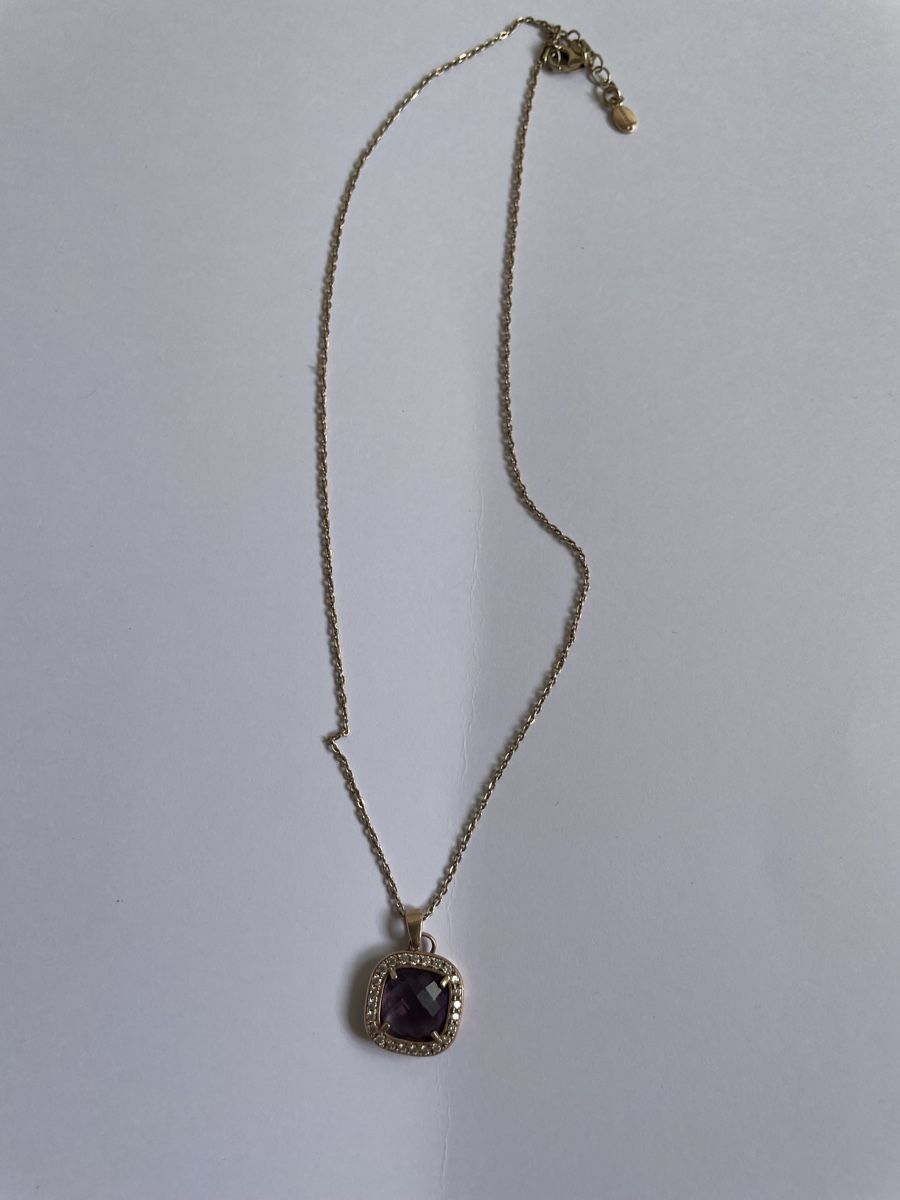 Catenine: Kette mit Anhänger Amethyst – Usato da Ottoberg venduto da aci_lq2w 3