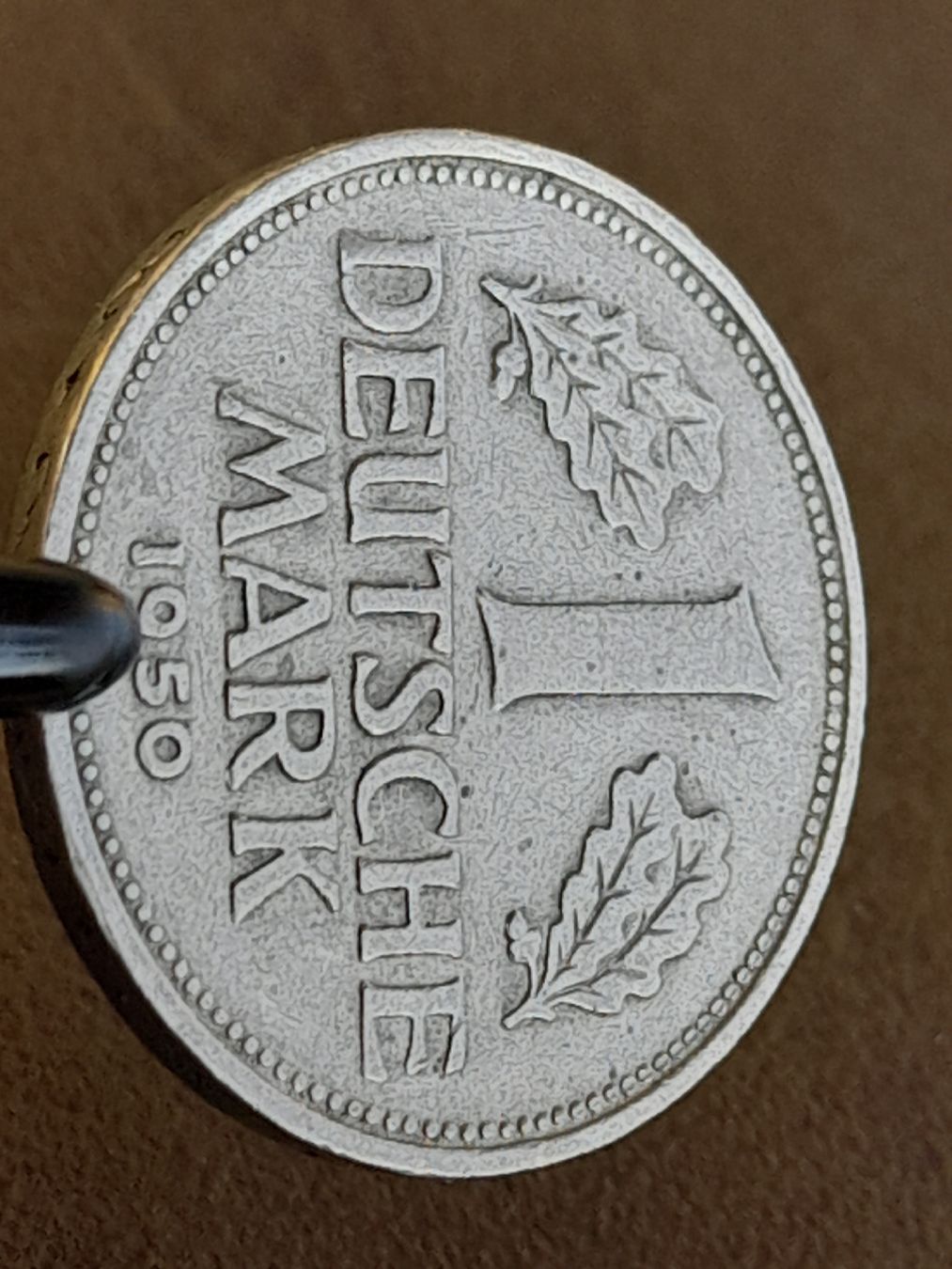 Alle Münzen: 1 Deutsche Mark 1950 d – Gebraucht aus Basel von Basel_20 3