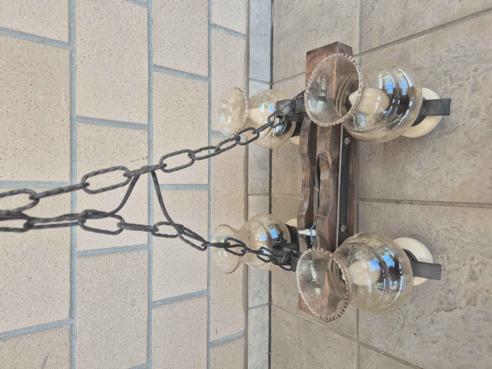 Lampadari & plafoniere: Deckenleuchte mit Glaskugeln und Kette gebraucht – Usato da Winterthur venduto da akoblet