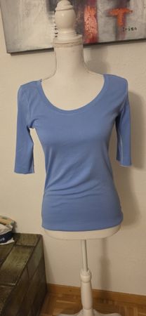 Marc Cain T-Shirt hellblau  Grösse 36 Baumwolle