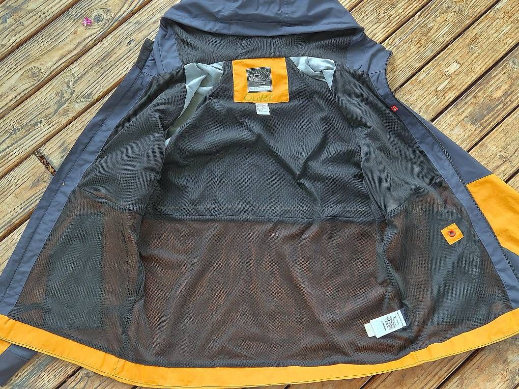 Decathlon Jacken & Mäntel: Quechua Kinder Regenjacke 143152, blau/orange – Gebraucht aus Luzern von Noosi88 3