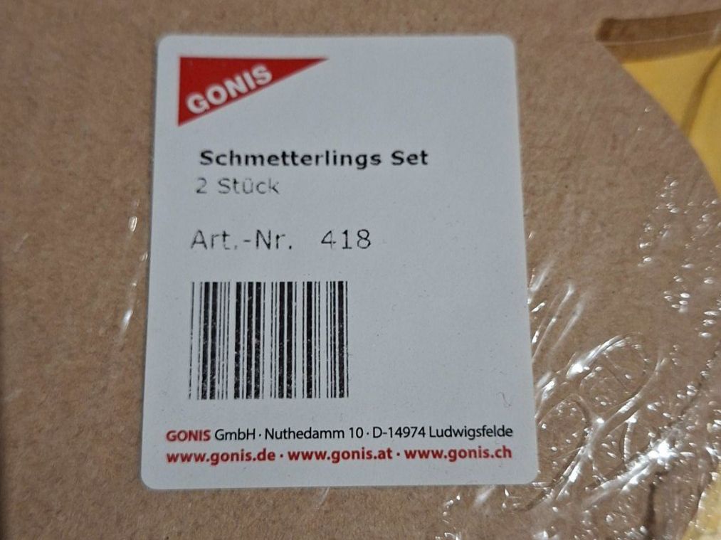 Gonis Kit bricolage: Schmetterlinge aus MDF – Nuovo e nell'imballaggio originale da Bretzwil venduto da eri_2gck 1