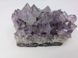 Amethyst mit Loch für Teelicht