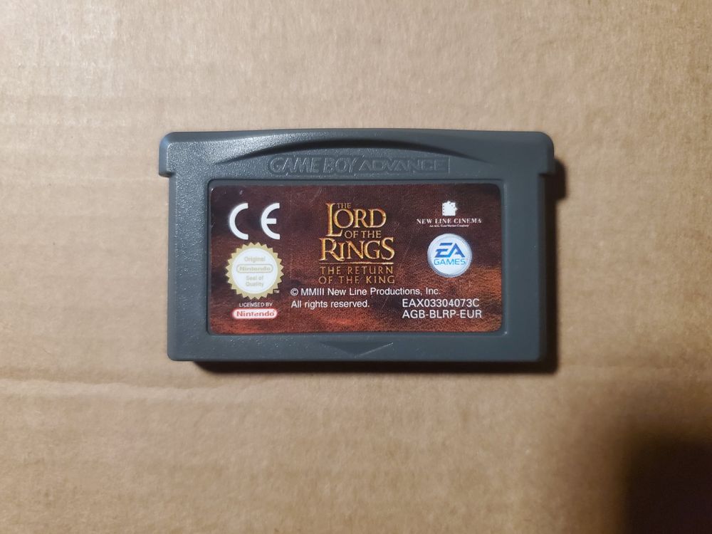 Lord Of The Rings Return Of The King GameBoy Advance (Gebraucht) in ...